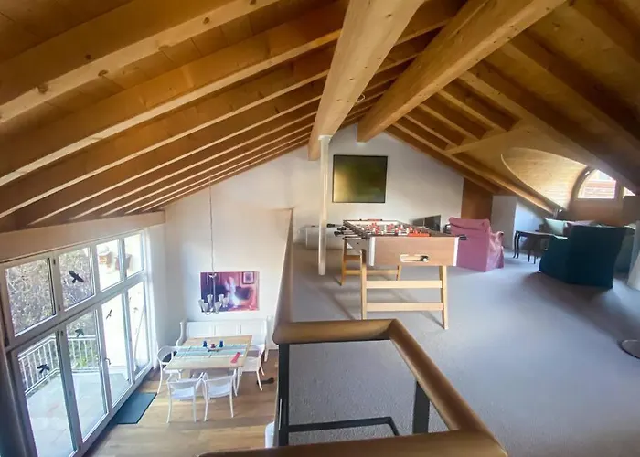 Daire 4 1/2 Maisonette With Great Views Sils Maria