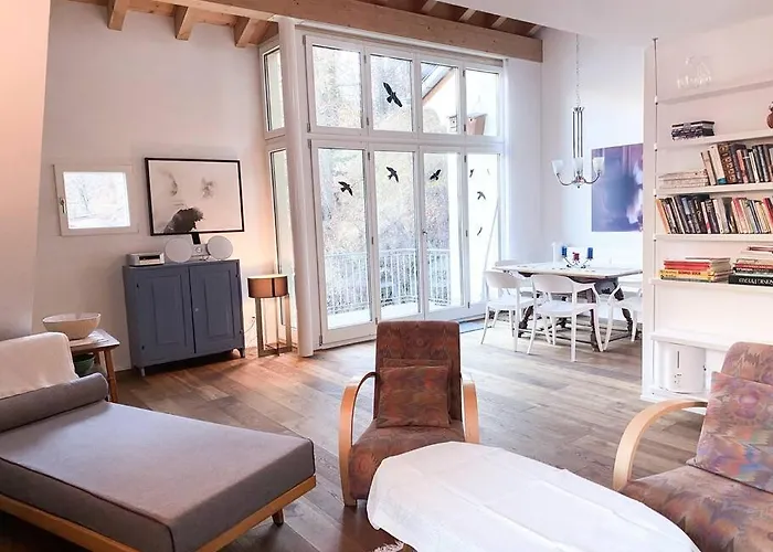 Daire 4 1/2 Maisonette With Great Views Sils Maria