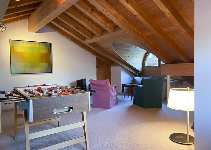 Daire 4 1/2 Maisonette With Great Views Sils Maria