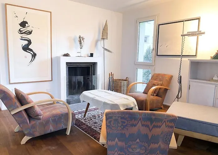 Daire 4 1/2 Maisonette With Great Views Sils Maria